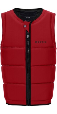 2024 Mystic Da Uomo Brand Front Zip Wake Impact Vest 35005.240215 - Red